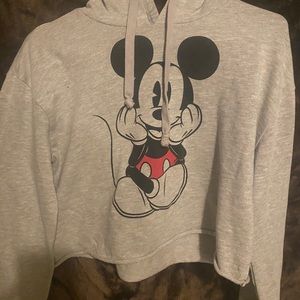 Crop Mickey hoodie